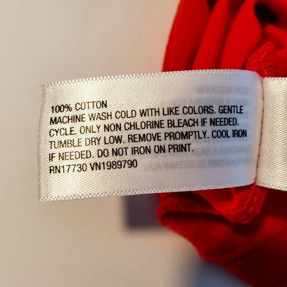 Love Graphic Red Short Sleeve T-Shirt Size XXL Universal Thread 100% Cotton - Picture 9 of 10